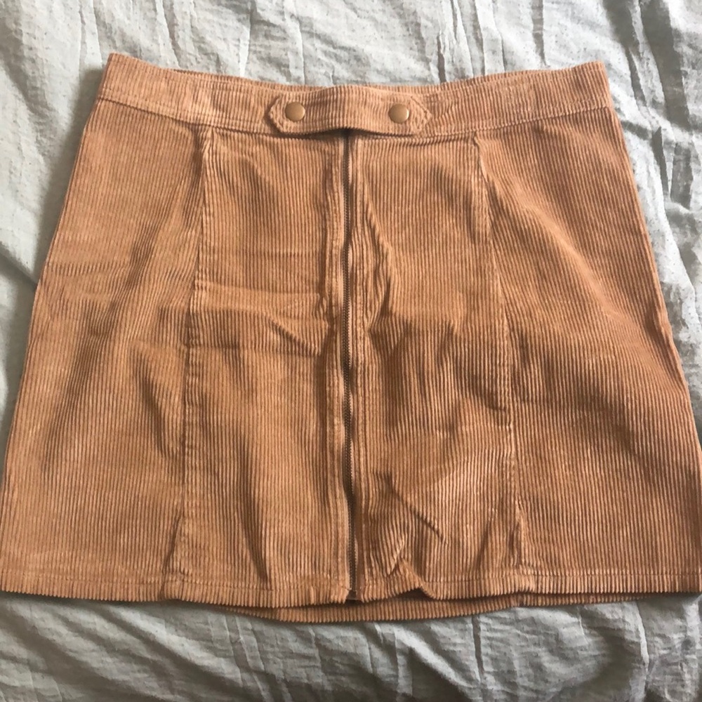 Cord skirt